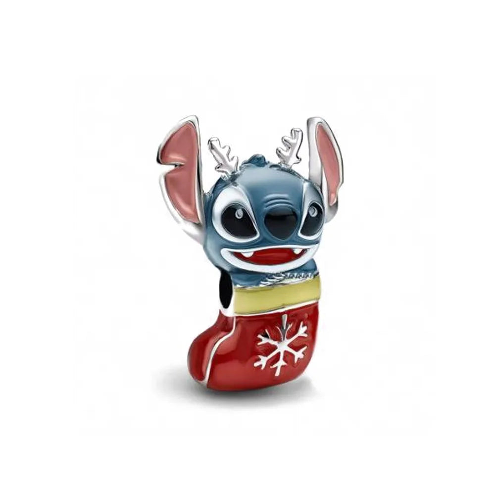 Disney 925 Silver Puppy Charm Bead For Bracelet Jewelry